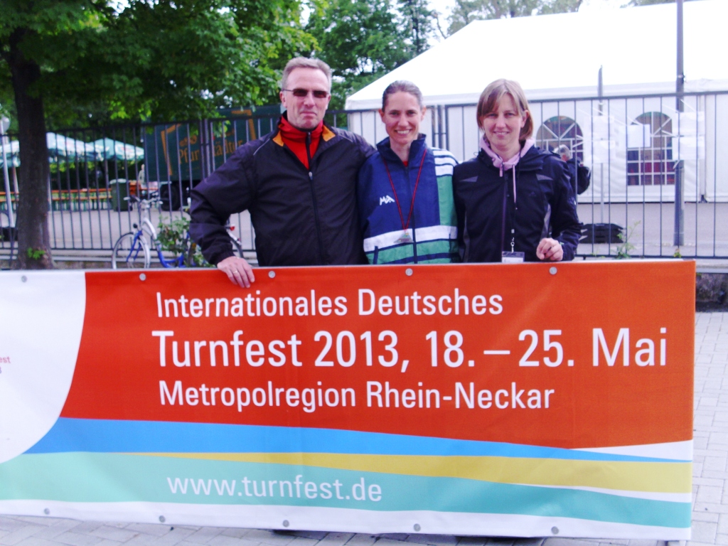 vl. Trainer Dirk Ludwikowski Sibylla KukuckAnke Philippsen in Mannheim